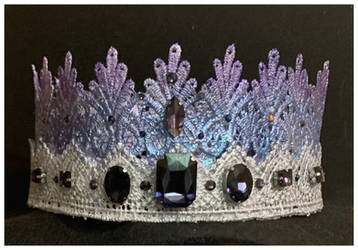 This weeks tiara-  Lace crown