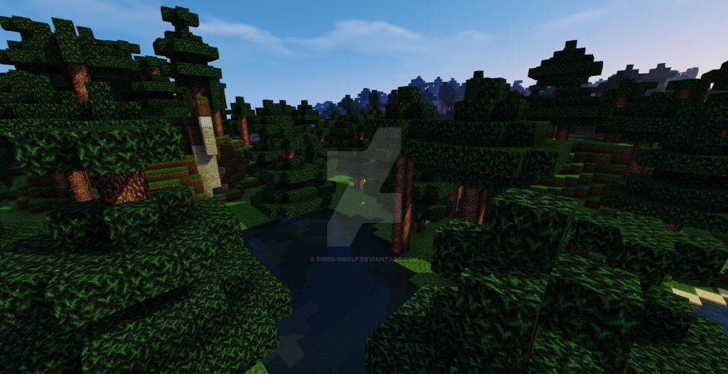 Minecraft Nature by Fire0-0Wolf on DeviantArt
