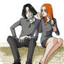 Lily and Snape - Coloured