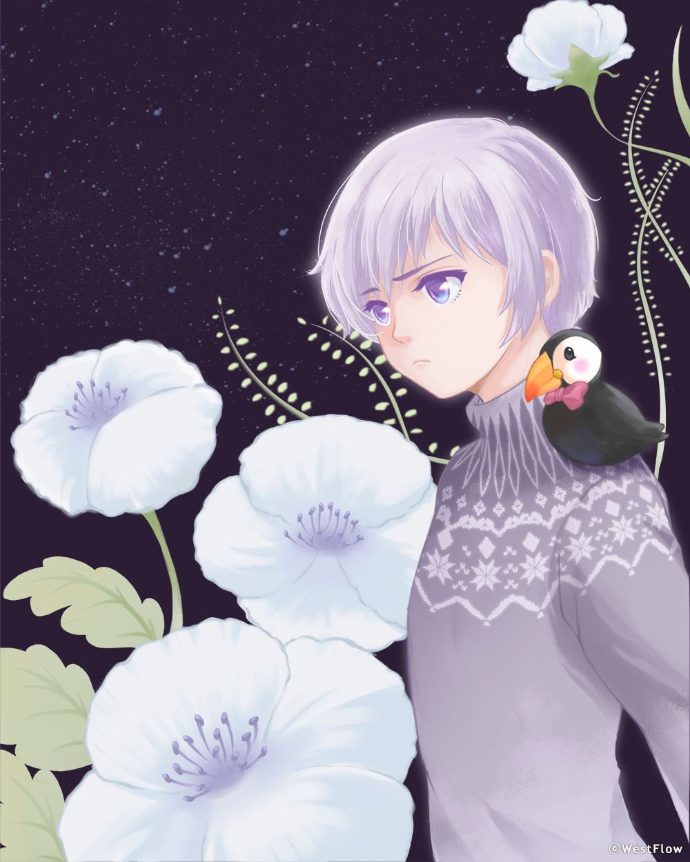 APH Iceland with flowers