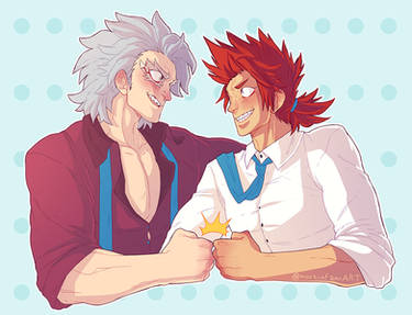 Tetsutetsu and Kirishima - BEST FRIENDS