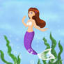 Penny as a mermaid