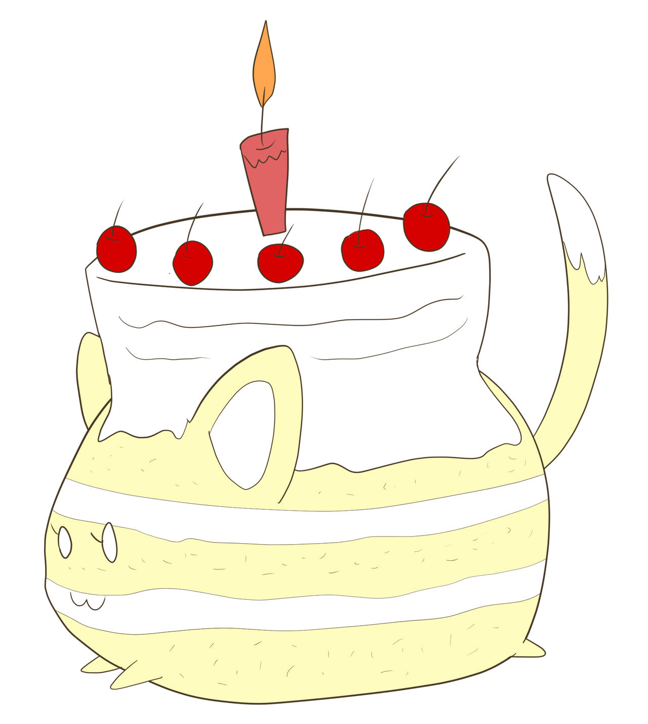 Birthday Cake Cat