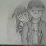 Anime Girl Hugging Anime Boy