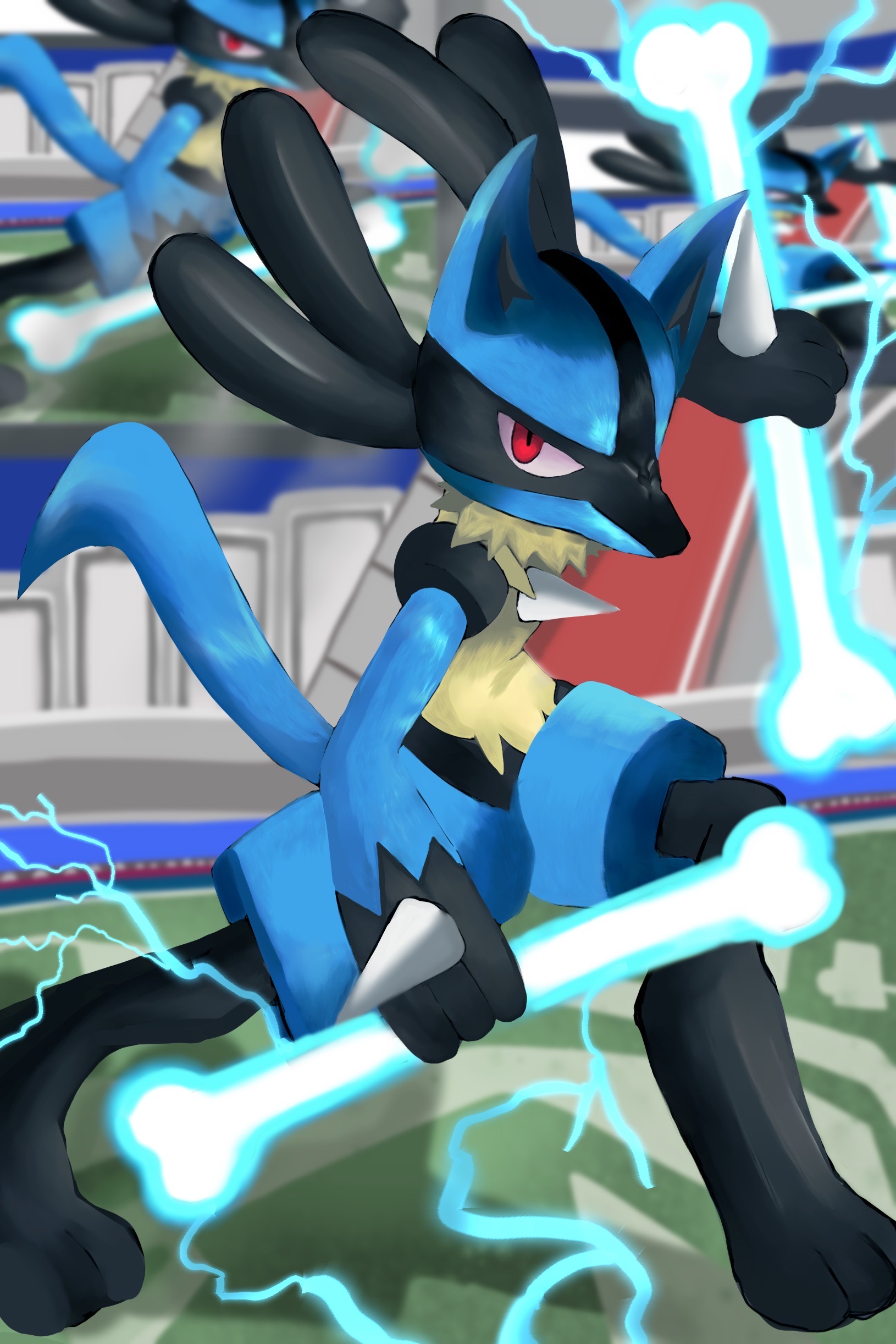 Alldex 0448: Shiny Lucario by All0412 on DeviantArt