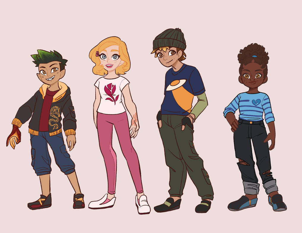 American Dragon redesigns by walcraft on DeviantArt