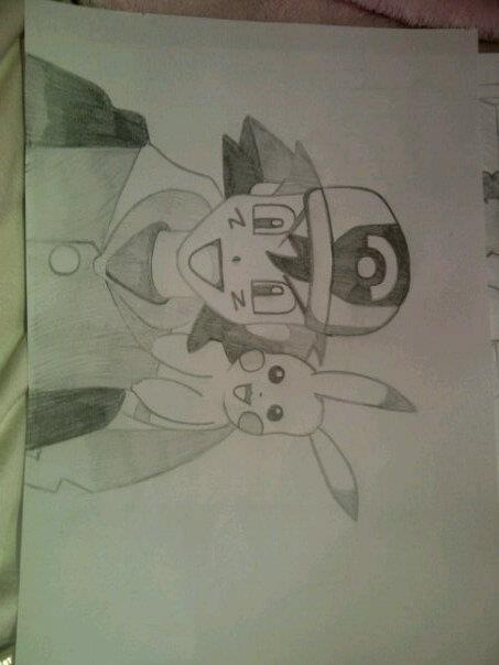 Ash and Pikachu