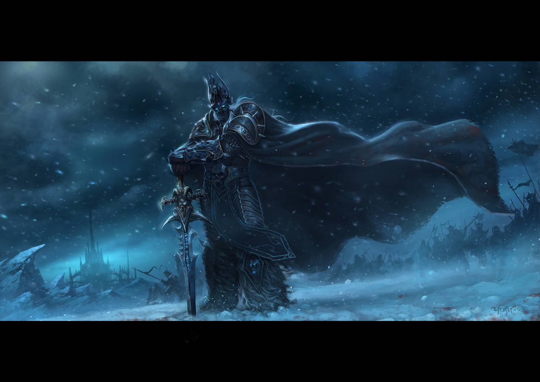 Arthas Menethil, the Lich King by ChaoyuanXu
