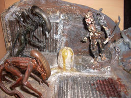 diorama aliens vs predator