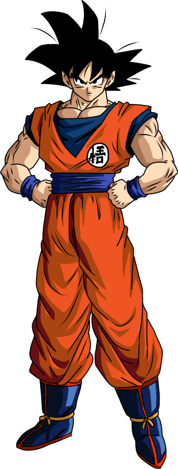 Goku Forma base de perfil Dragon Ball Super by robertDB on DeviantArt