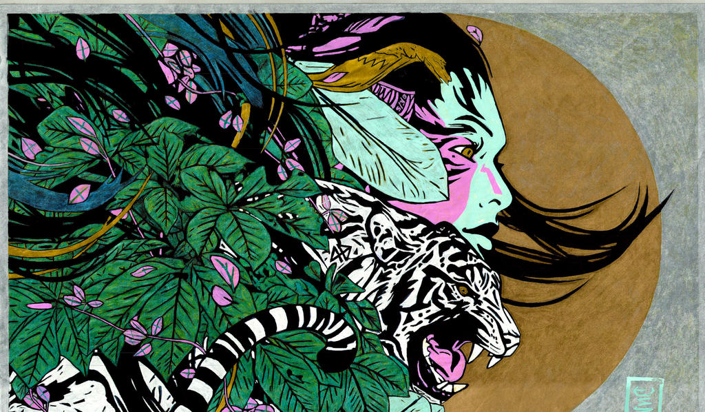Dj Okawari Tiger Lady By Dnvart On Deviantart