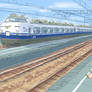 Old train passed platform