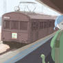 Retro train