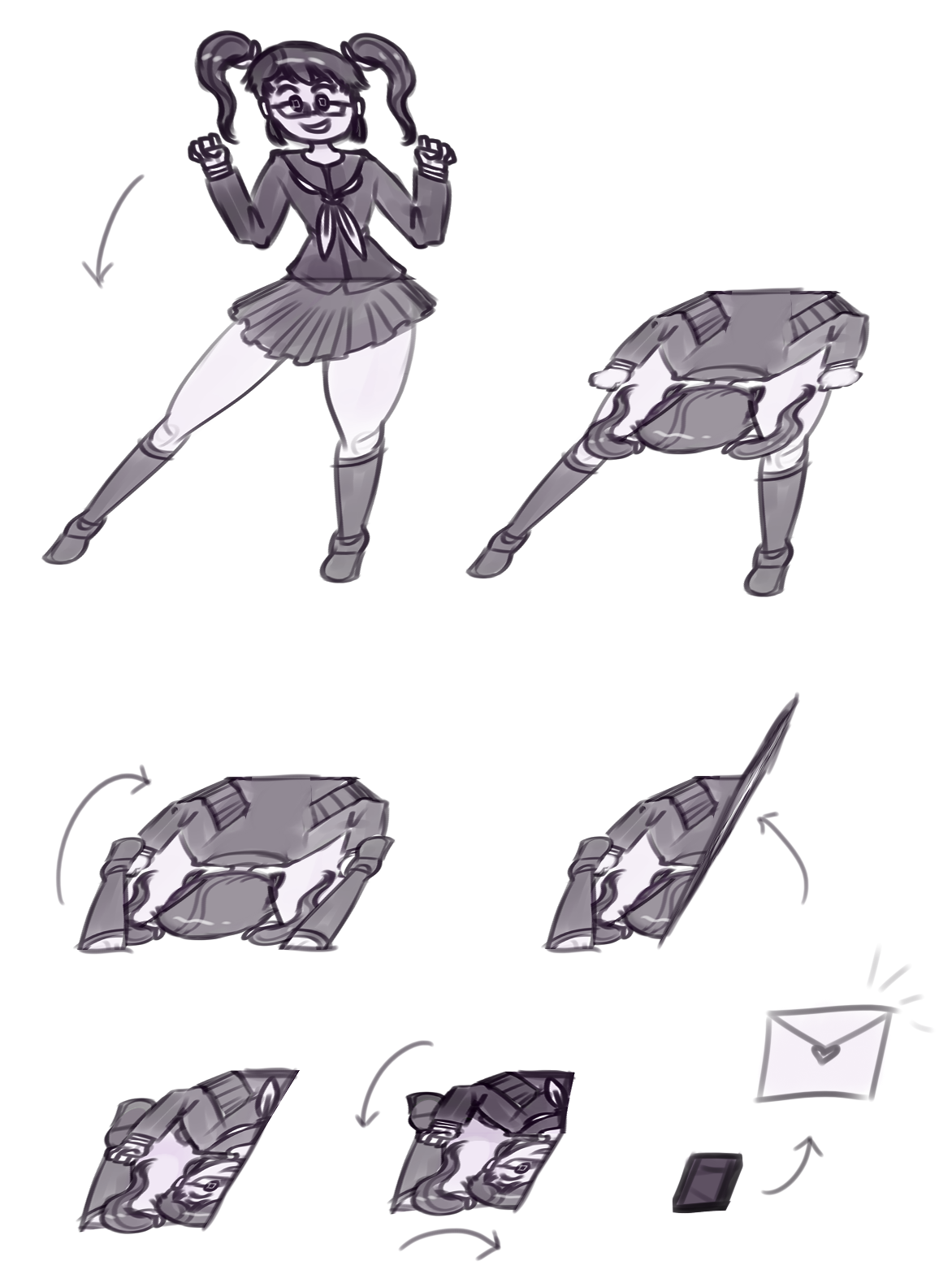 Folded girl by Yumi8990 on DeviantArt