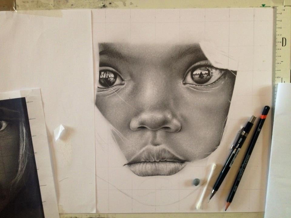 Little girl Africa - WIP 4