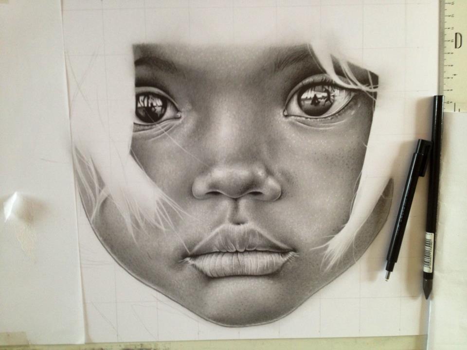 Little girl Africa - WIP 5