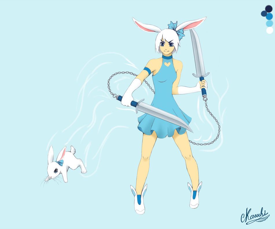 Magic Rabbit Girl Magical Bunny Girl by Kamhi on DeviantArt