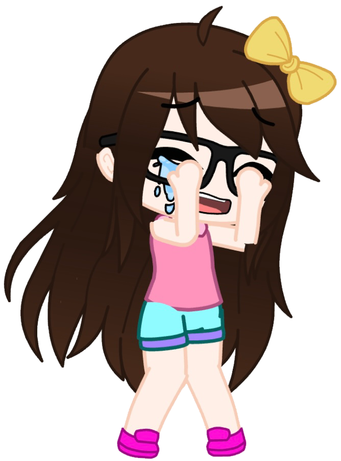 Me in Gacha Club (Crying) (PNG) by Shiningstar33 on DeviantArt