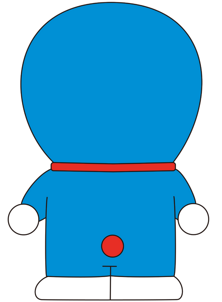 Doraemon Back view by Shiningstar33 on DeviantArt
