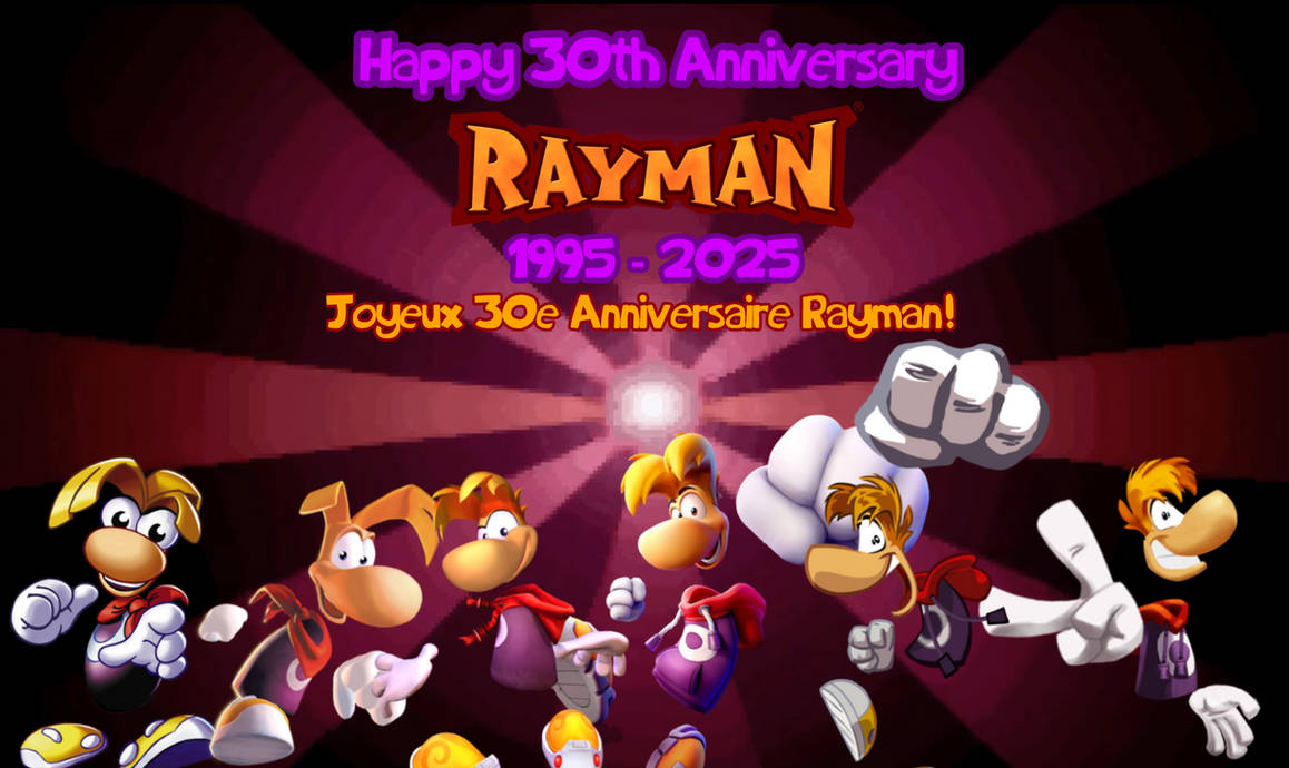 Rayman's 30th Anniversary by Shiningstar33 on DeviantArt