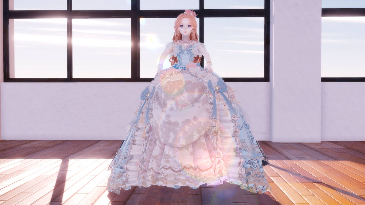 Shining Nikki Gorgeous dress view 1 by Akanoryun on DeviantArt