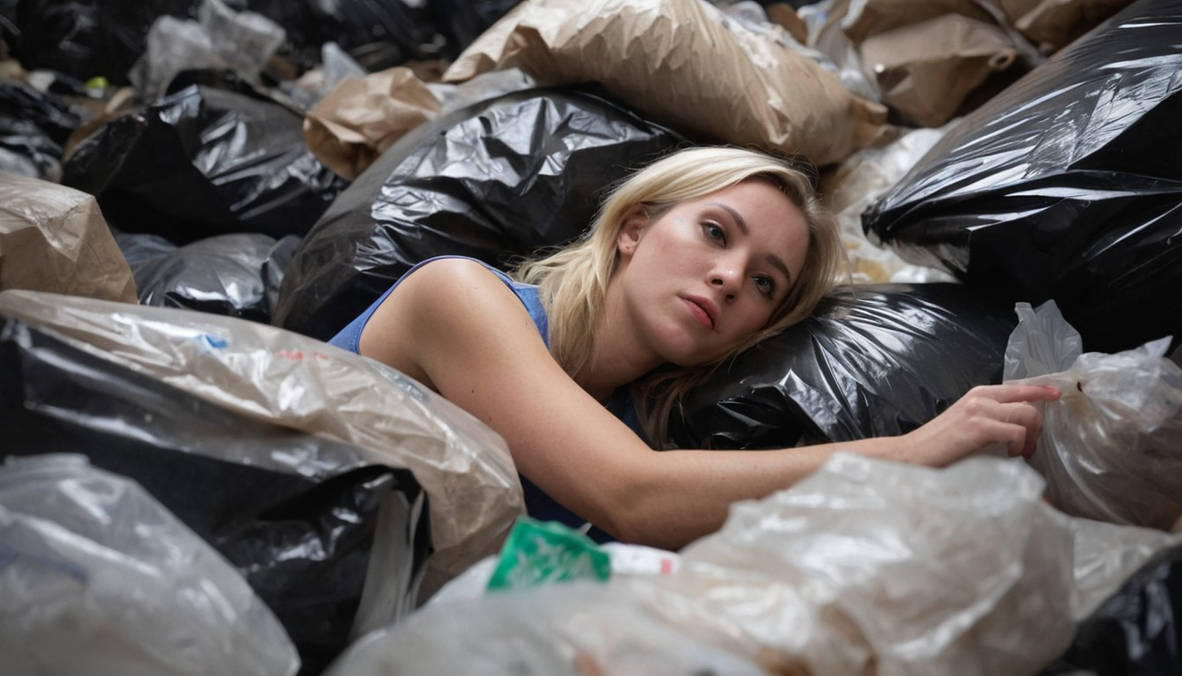 Woman in the garbage truck by KaDaLaSa on DeviantArt