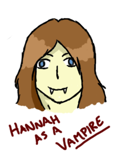 Invader-Hannah as a Vampire