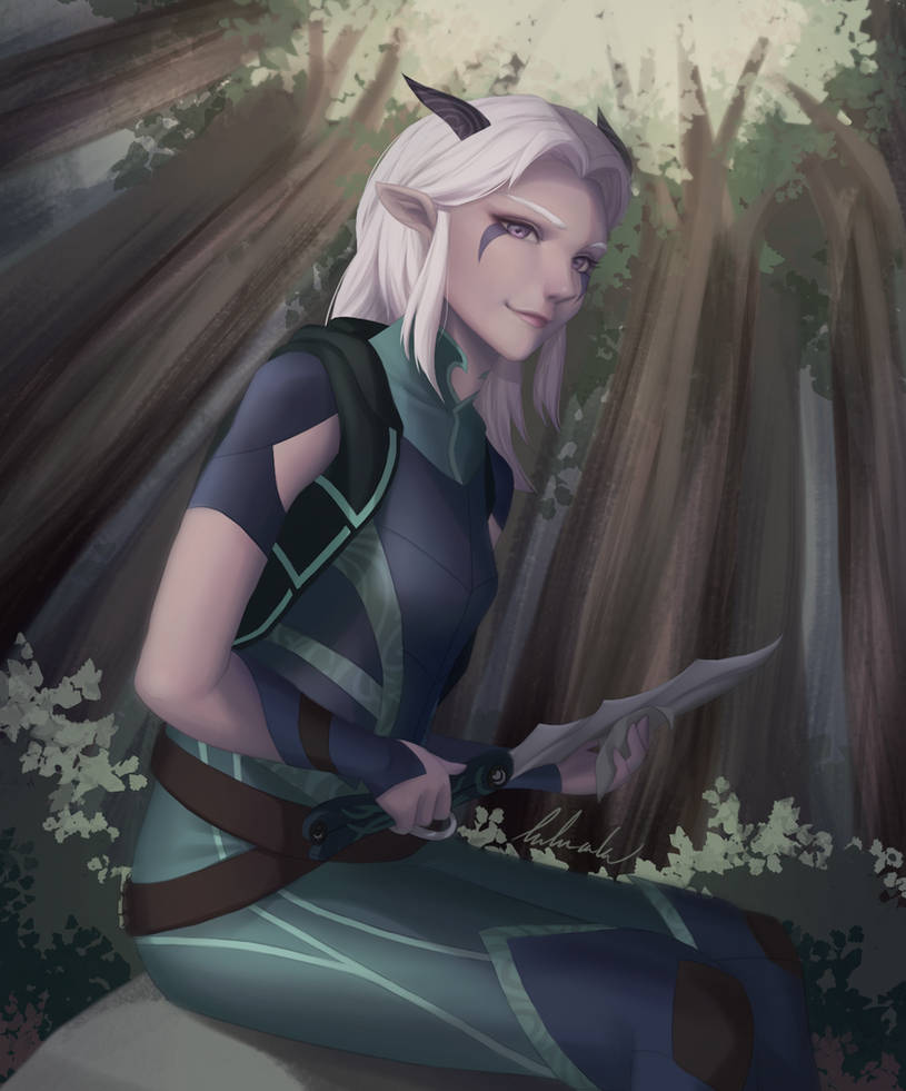 Rayla Refrences The Dragon Prince - Rayla by Luhuala on DeviantArt