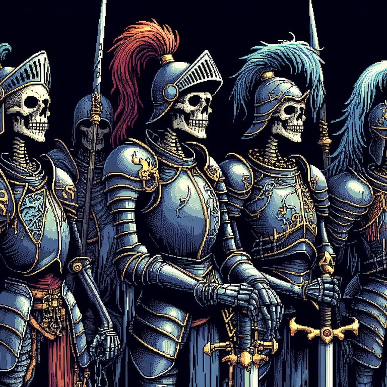Skeleton Knights by Stacksteads on DeviantArt