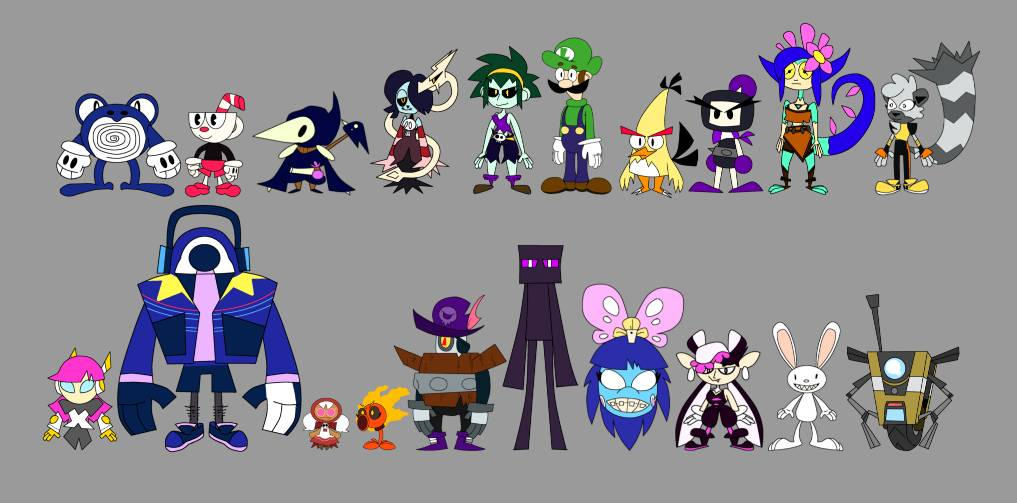 Random Cartoon Character Base Random character renders 1 by Toonvader on DeviantArt