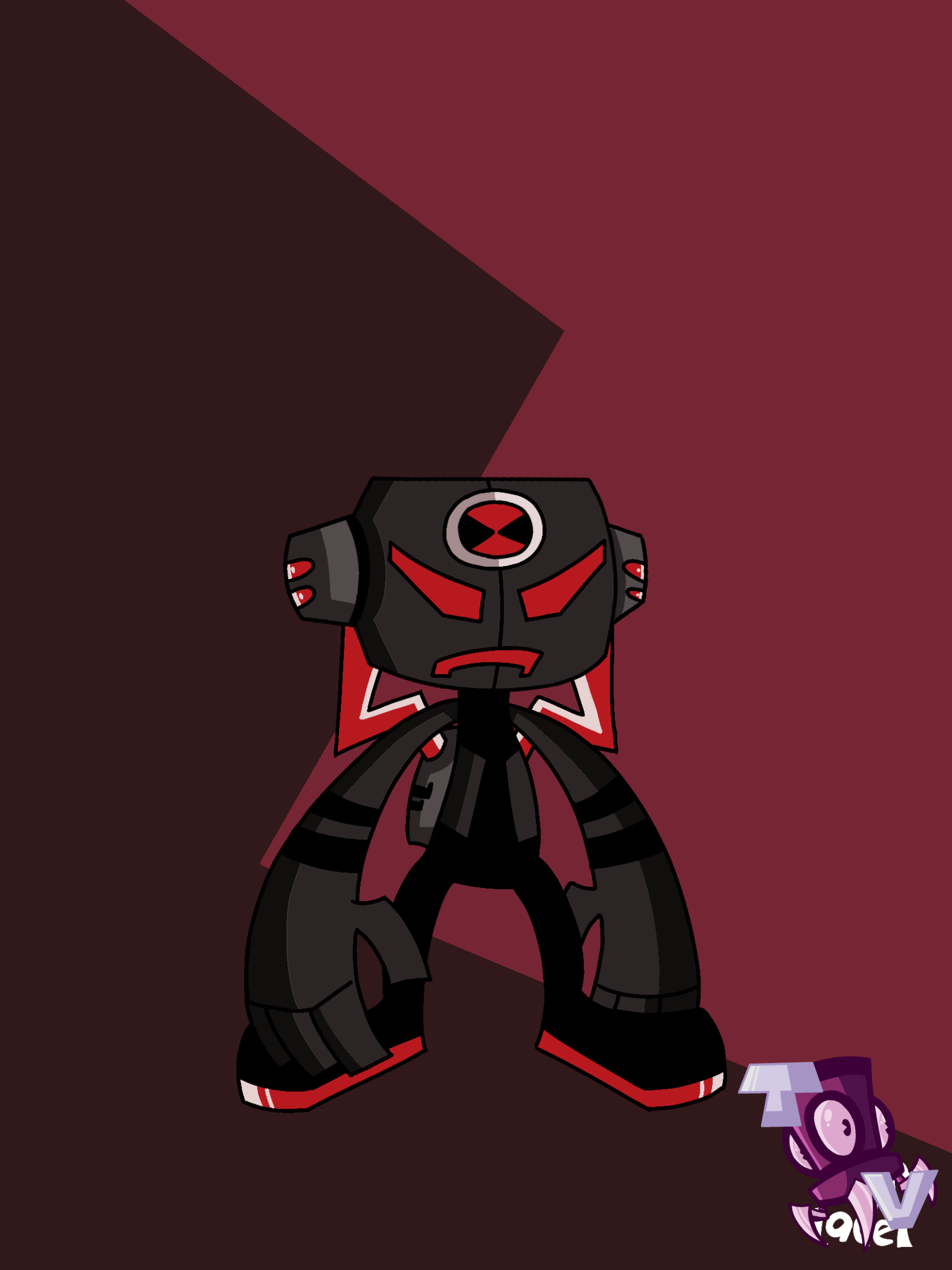 Ben 10 Redesign:Negative Echo Echo v2 by Toonvader on DeviantArt
