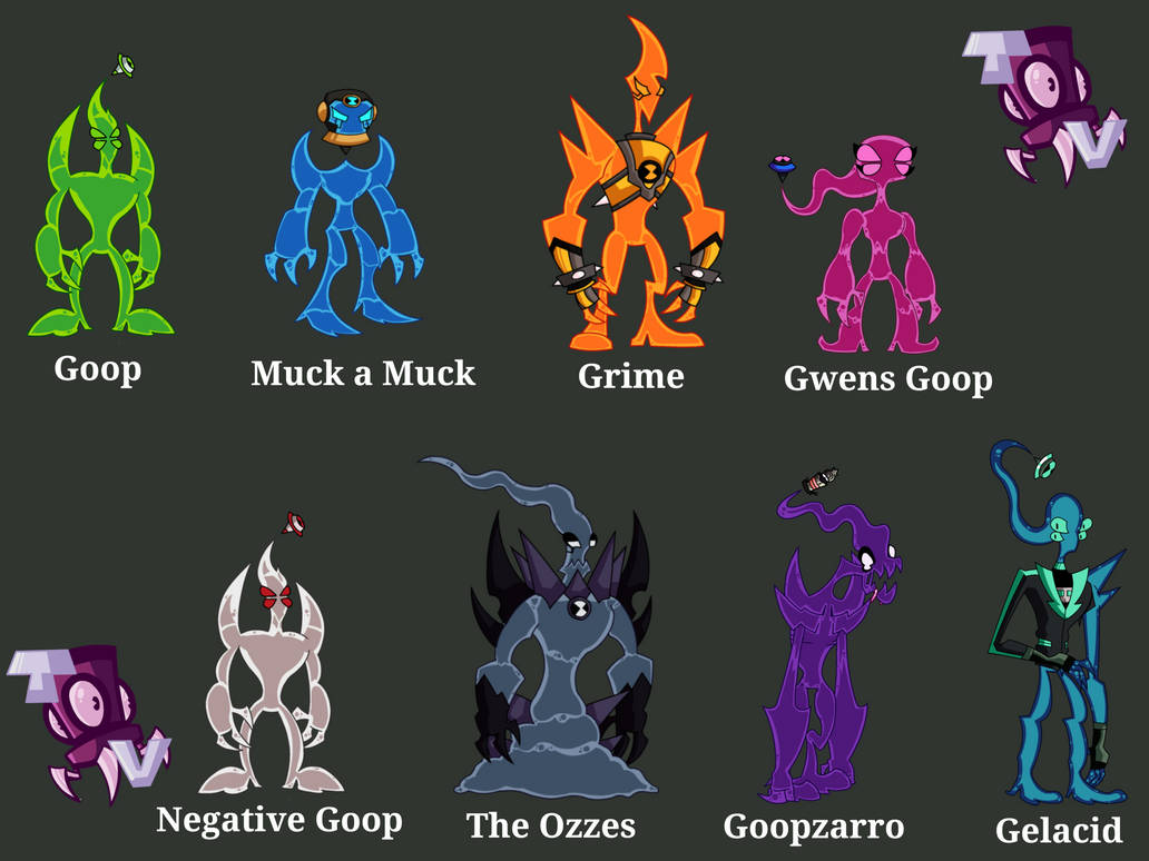 Greek Goop Ben 10:Every Goop form i made by Toonvader on DeviantArt
