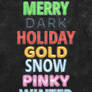 Photoshop Holiday Glitter Text Effects