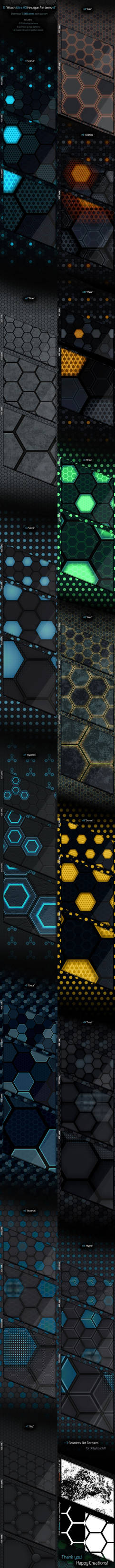 Ulta HD Hexagon Patterns v1 by Lyova12 on DeviantArt