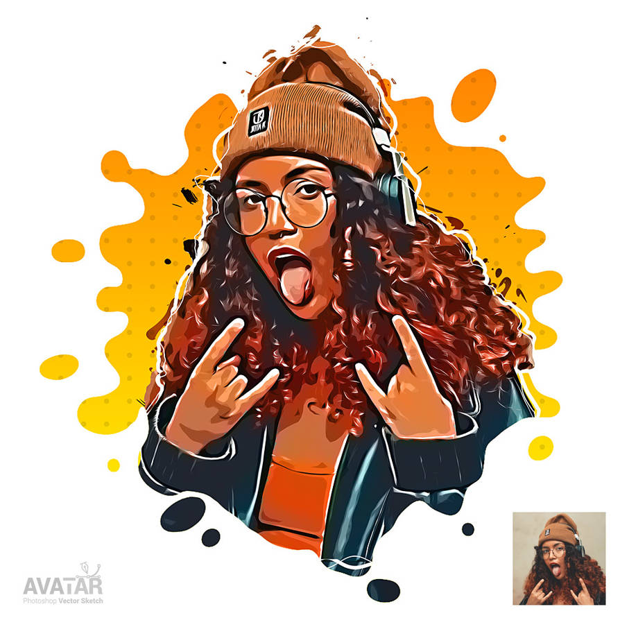 Vector Sketch - Avatar - Cartoon Photoshop Plugin by Lyova12 on DeviantArt Vector Sketch - Avatar - Cartoon Photoshop Plugin by Lyova12 on DeviantArt