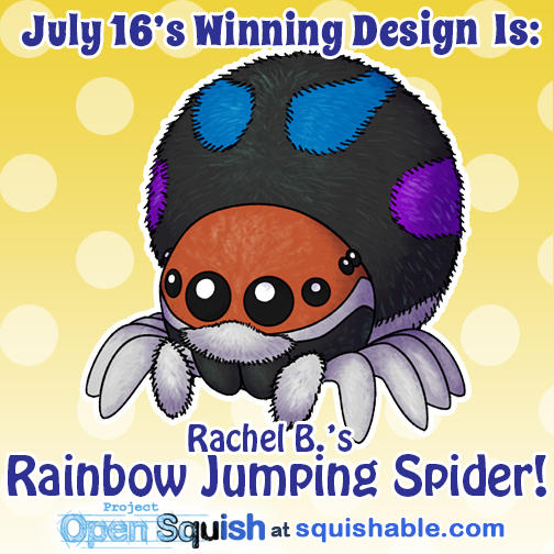 Winners Jumpingspider Rachelb by RacieB