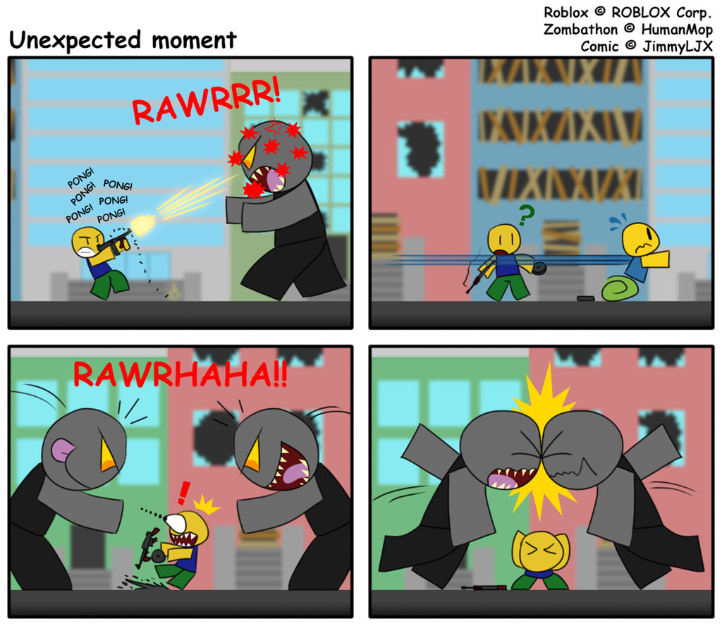 Roblox Comic Unexpected Moment By Jimmyljx On Deviantart -