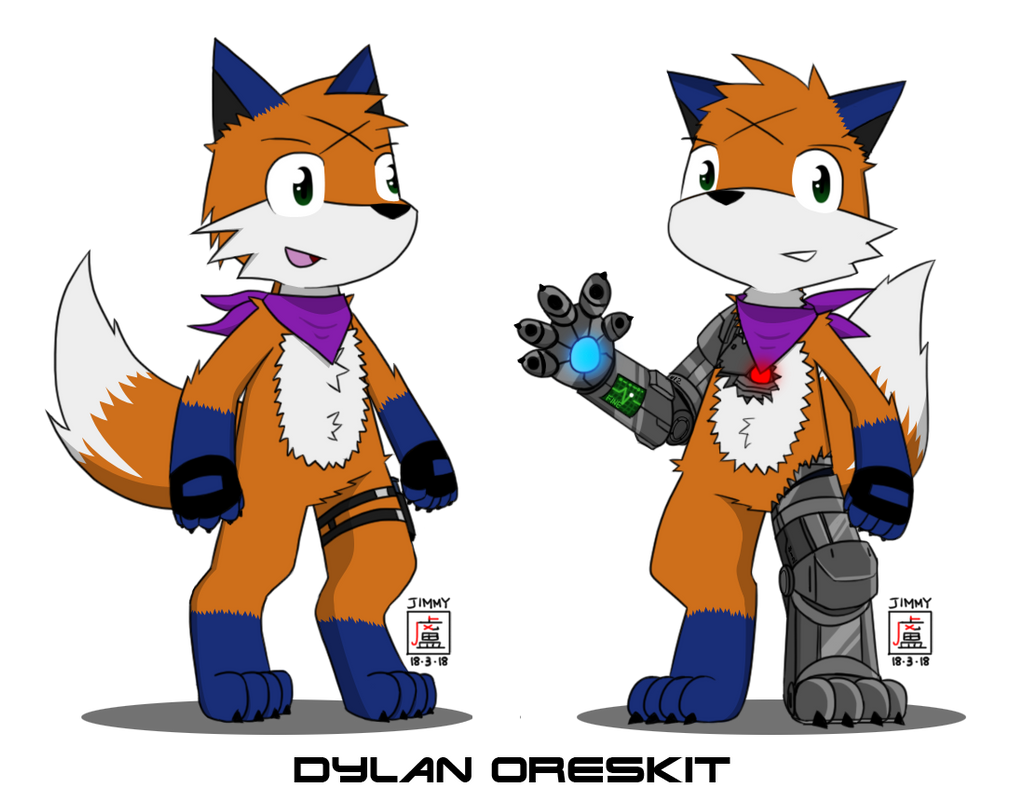 Dylan the Cyborg Red Fox