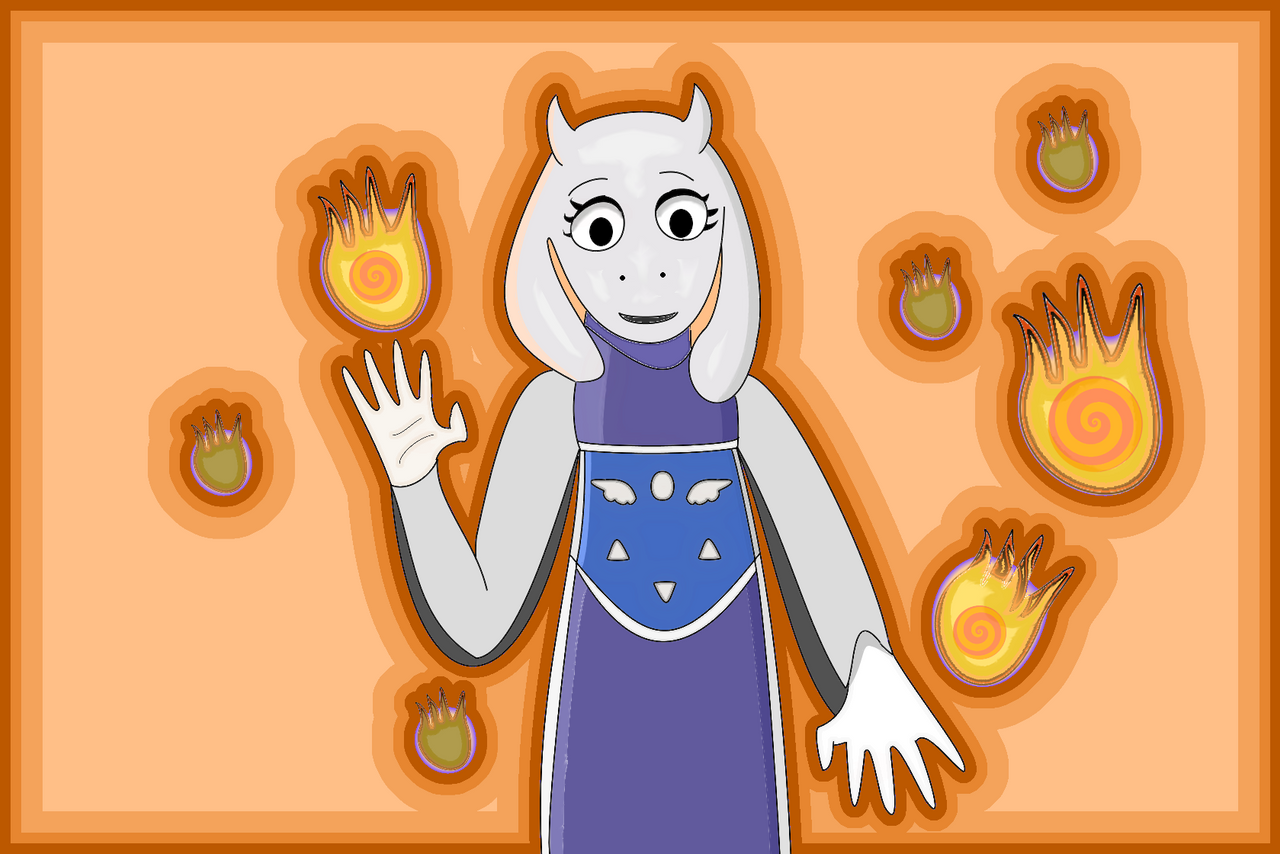 Toriel Hypnotizes You With Fire Magic Requested By Luszor2 On Deviantart