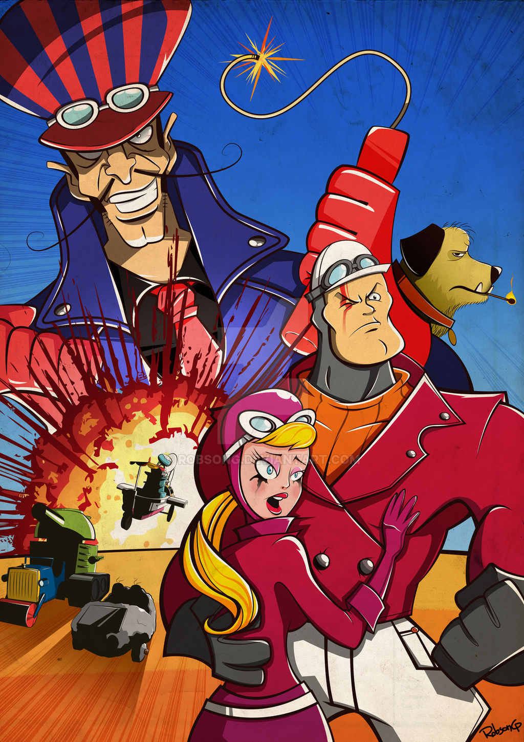 Wacky Races Ai Wacky Races Tribute by RobsonG on DeviantArt