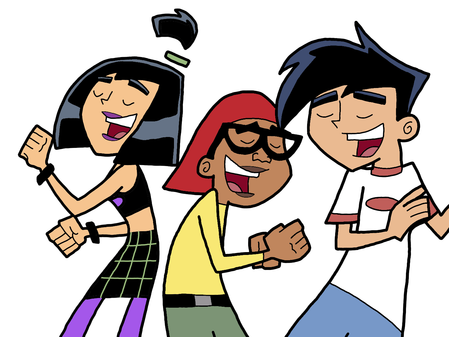 Dancing Danny Rage Sam, Tucker, and Danny Dancing by shyboy3 on DeviantArt