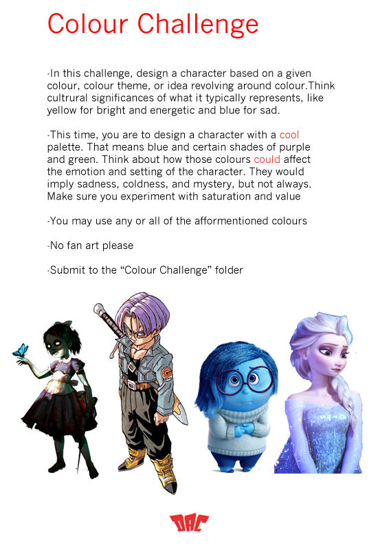 Qoled Color Challenge Colour Challenge - Cool Palette by HipnikDragomir on DeviantArt