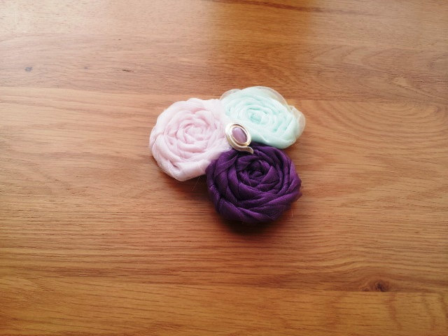 Lily Rosette Flower Fascinator Hair clip