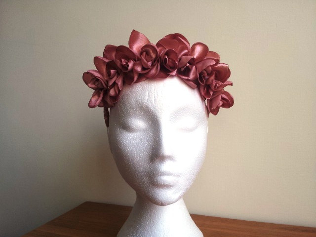 Belle Floral Crown Headpiece Headband