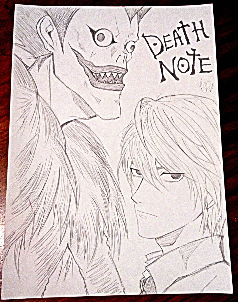 Death Note Drawing by Taysirbh on DeviantArt