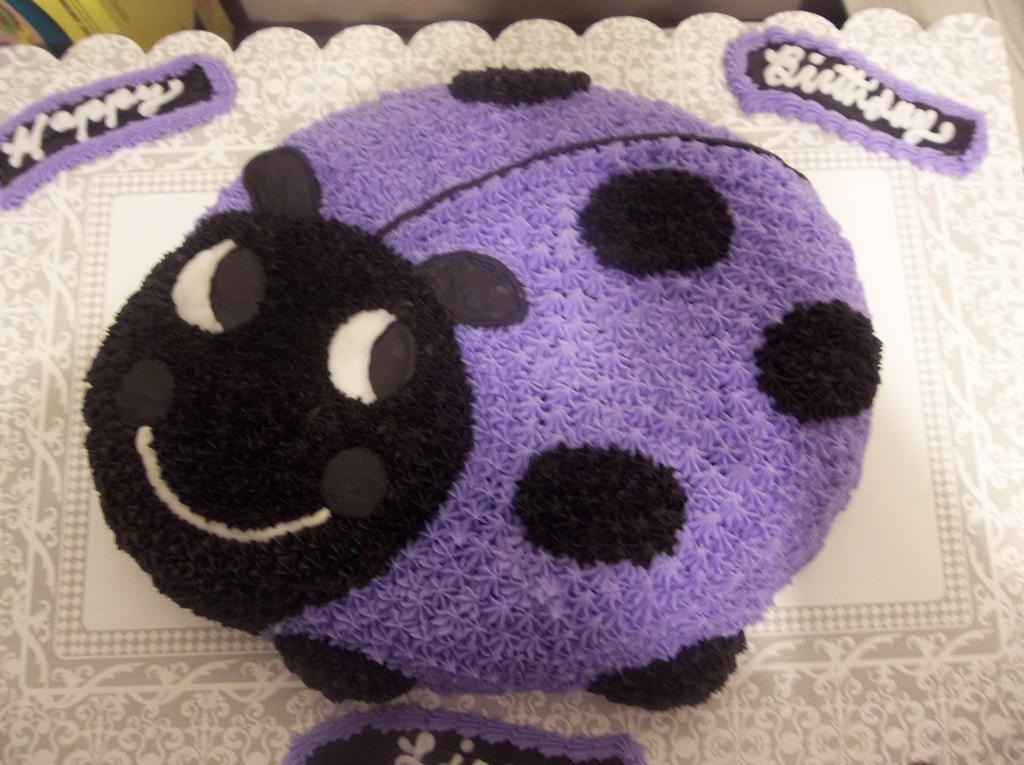 ladybug birthday cake