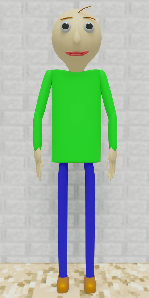 Very High Quality Baldi Render Final by SirNightwolfArtist on DeviantArt