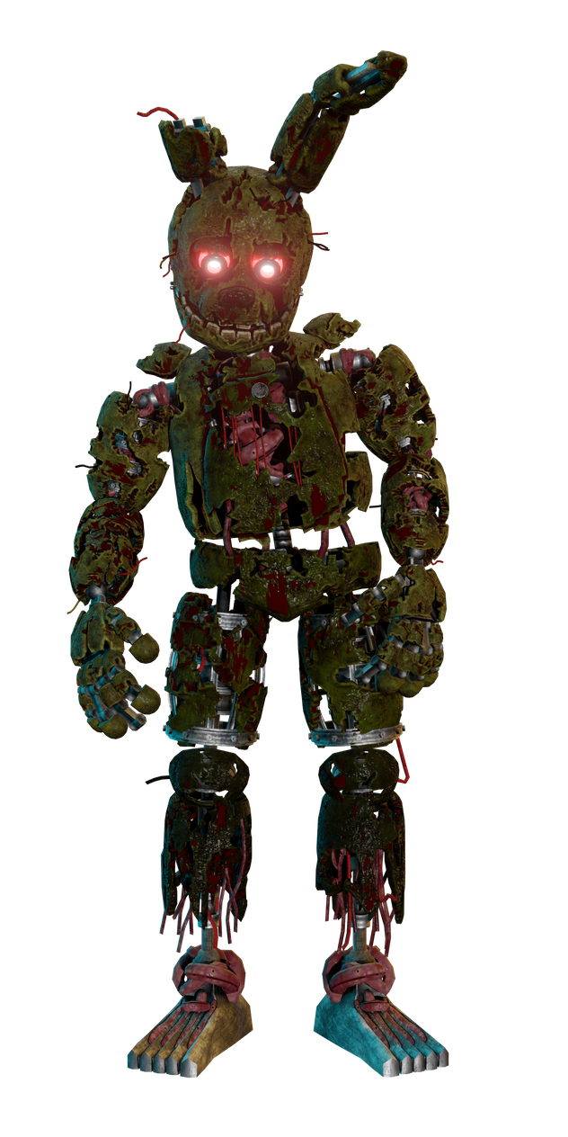 Springtrap ar Render HD Blender 2.81 with Red Eyes by ...