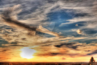 HDR sunset