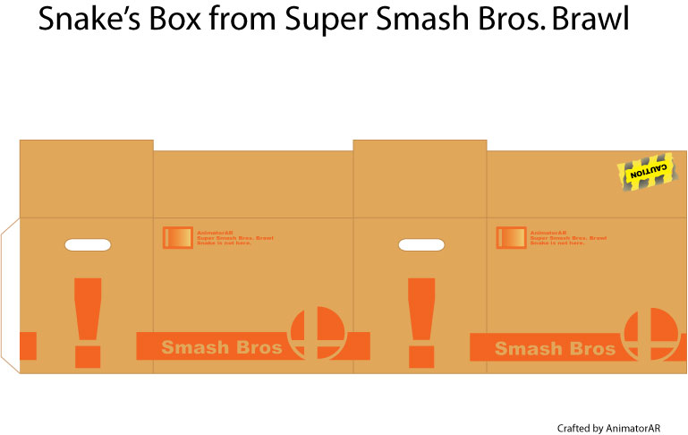 Snake's Smash Bros. Box